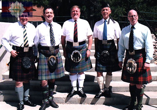 Piping instructors at Summer School, Flagstaff, U.S.A.
